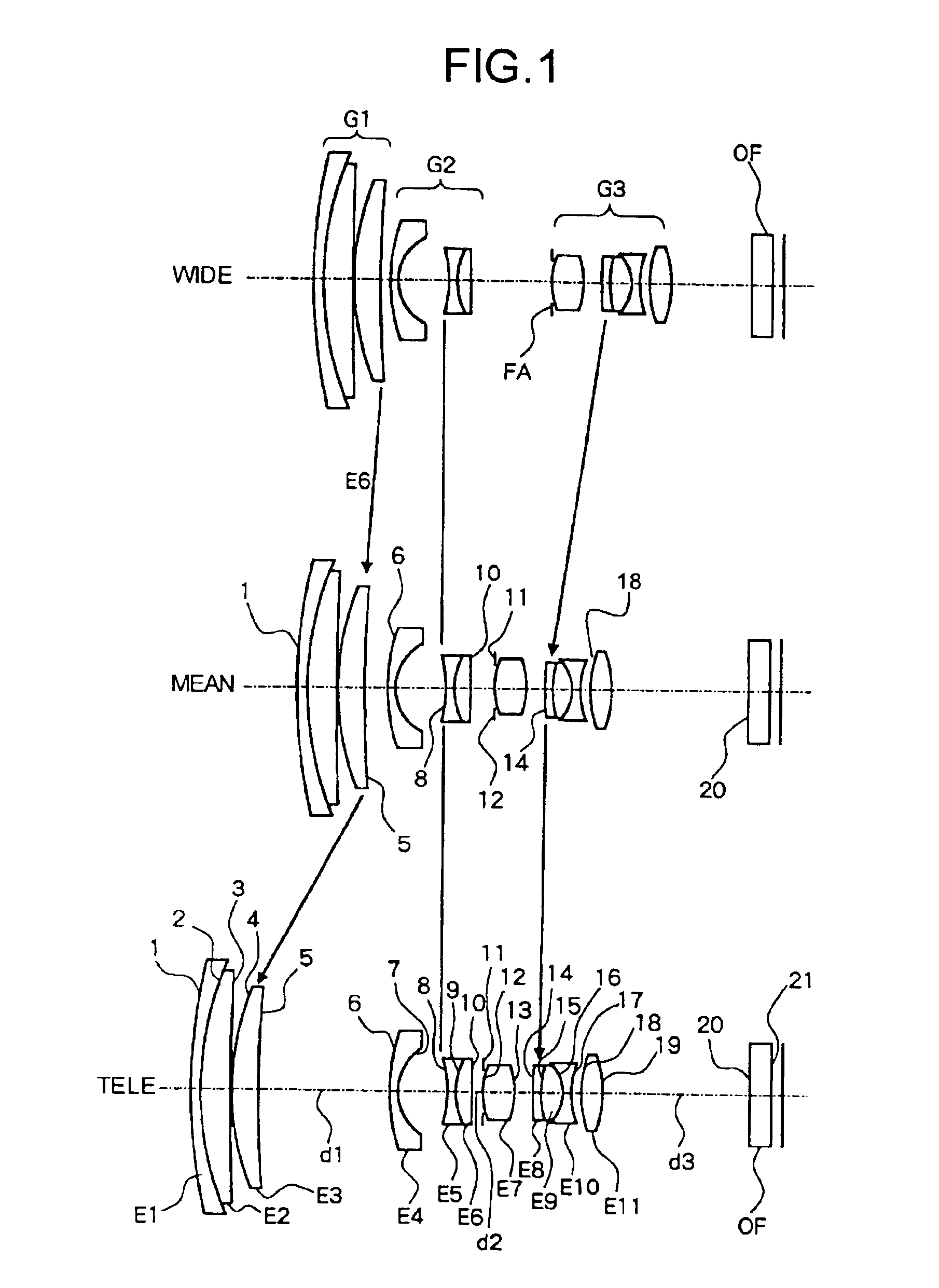 Zoom lens, camera, and mobile information terminal