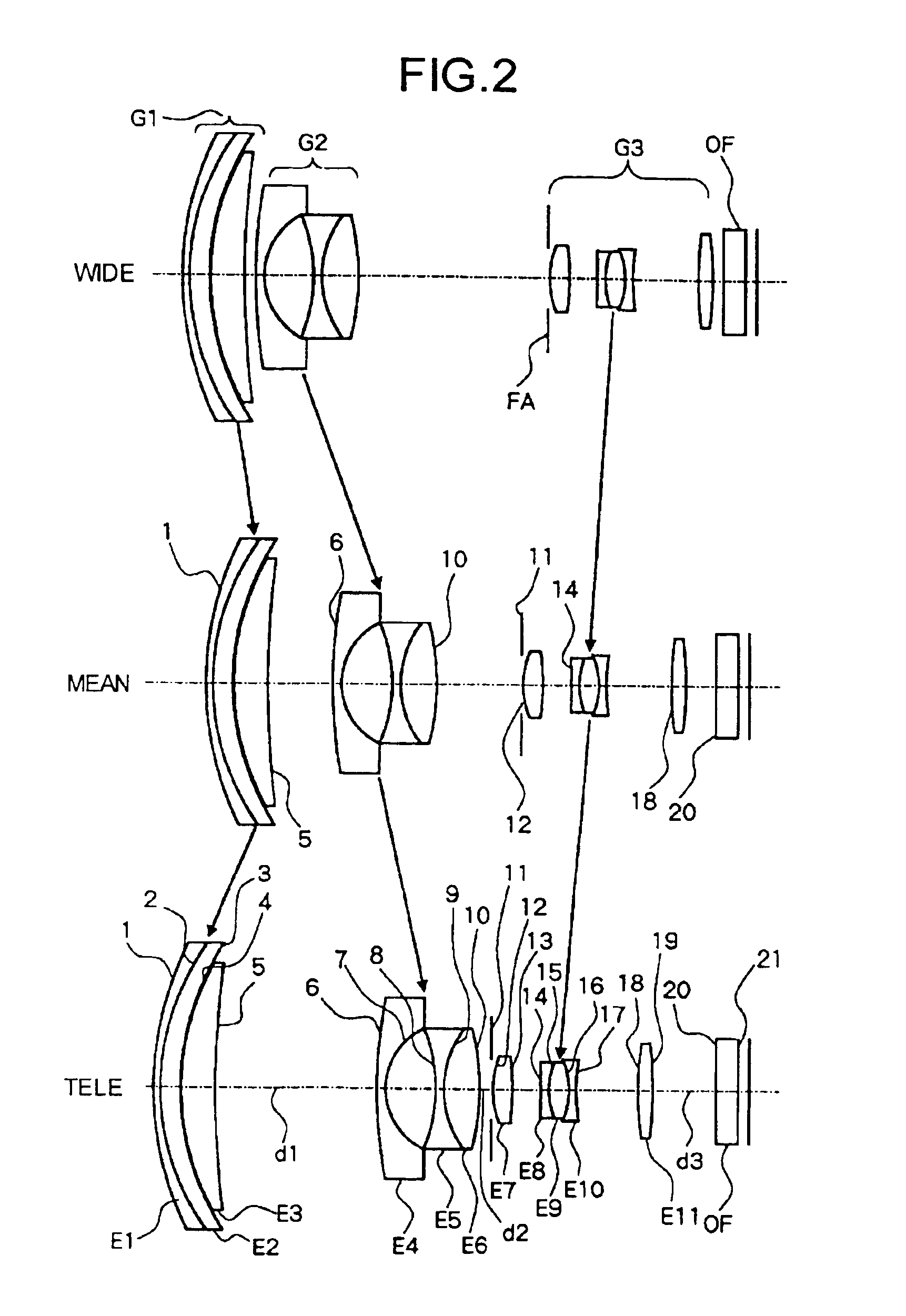 Zoom lens, camera, and mobile information terminal