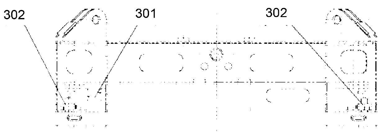 Lifting device of water cargo platform