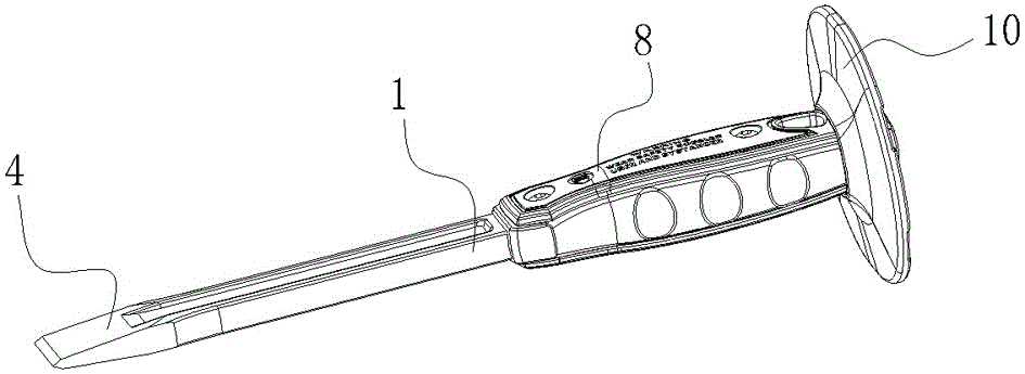 High-efficiency combined type connected chisel and preparation method