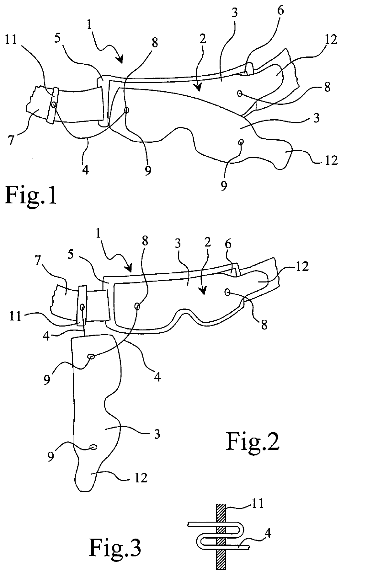 Goggles with retaining thread for tear off lenses