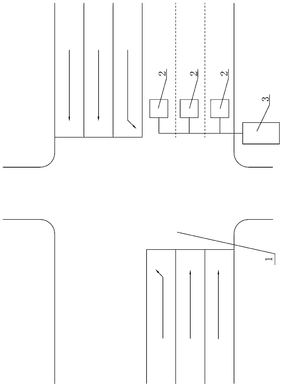 Method for establishing urban trunk platoon dispersion model based on running speed forecasting