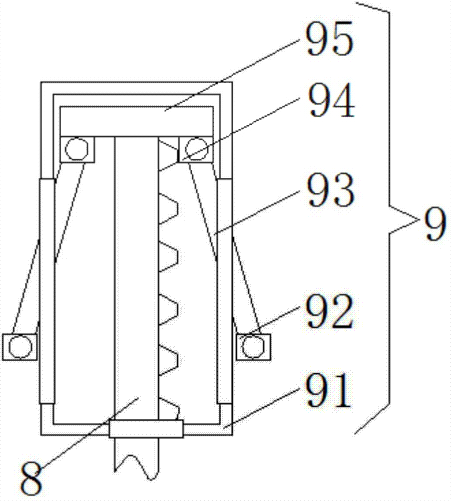 Sewage settling device convenient to discharge