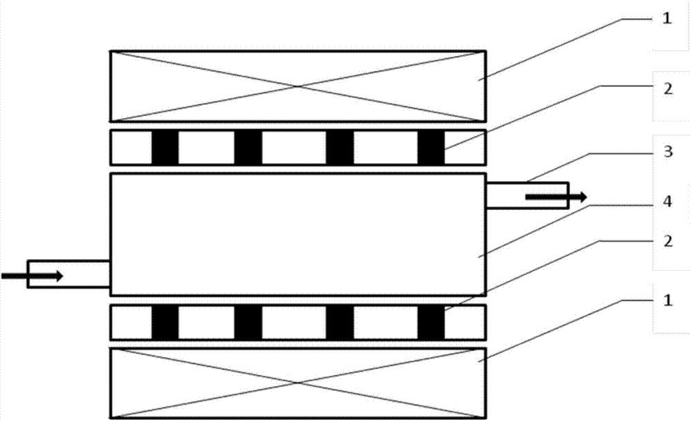 Magnetic trap for capturing magnetic impurities in high-temperature liquid metal coolant