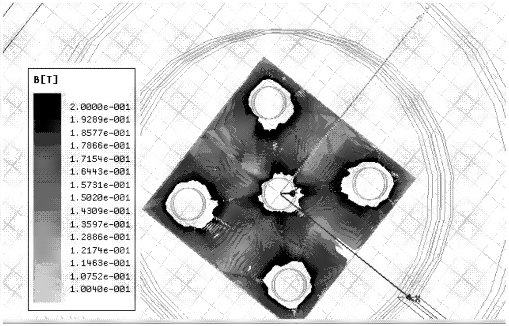 Magnetic trap for capturing magnetic impurities in high-temperature liquid metal coolant