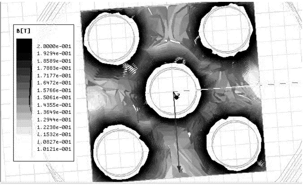 Magnetic trap for capturing magnetic impurities in high-temperature liquid metal coolant