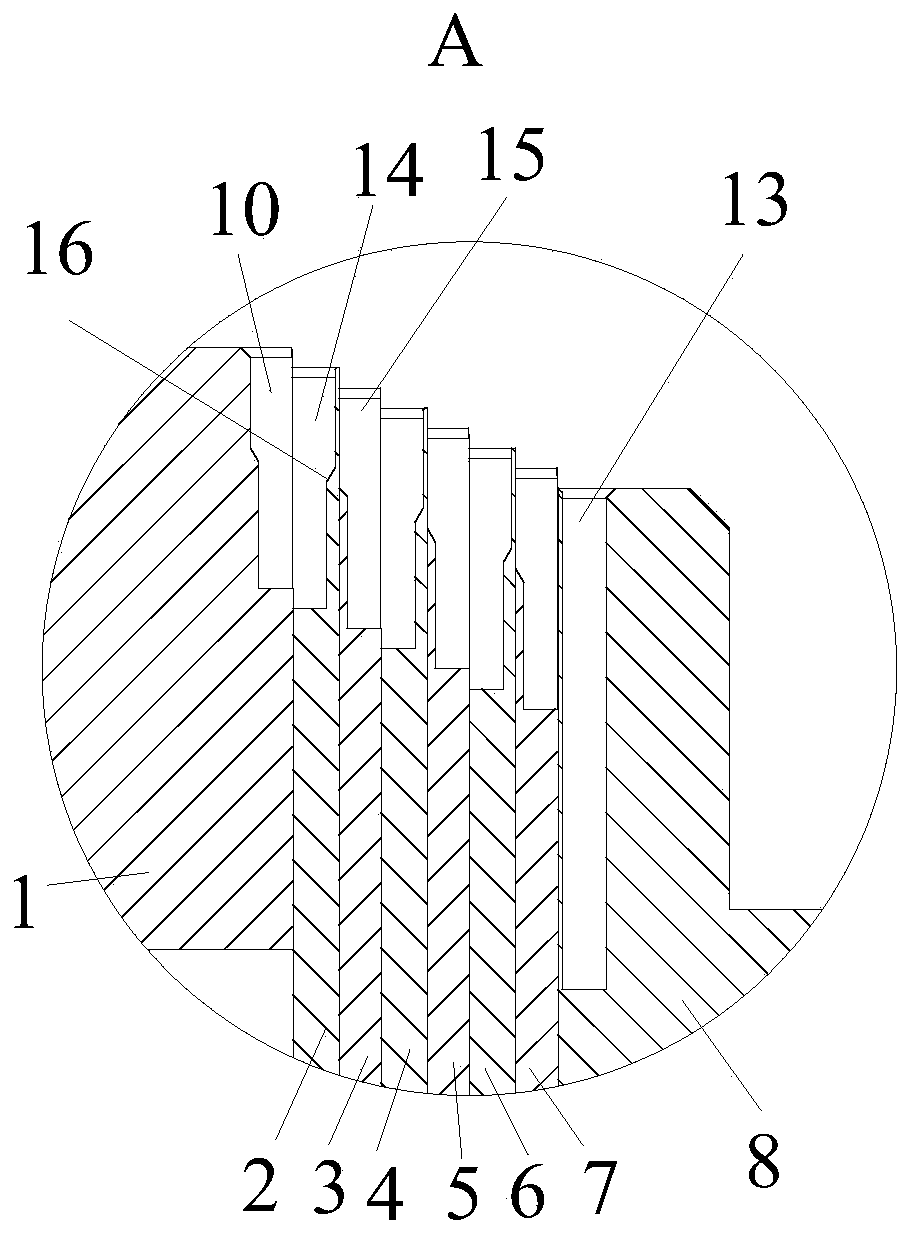 Device for twisting end of stator of flat wire motor