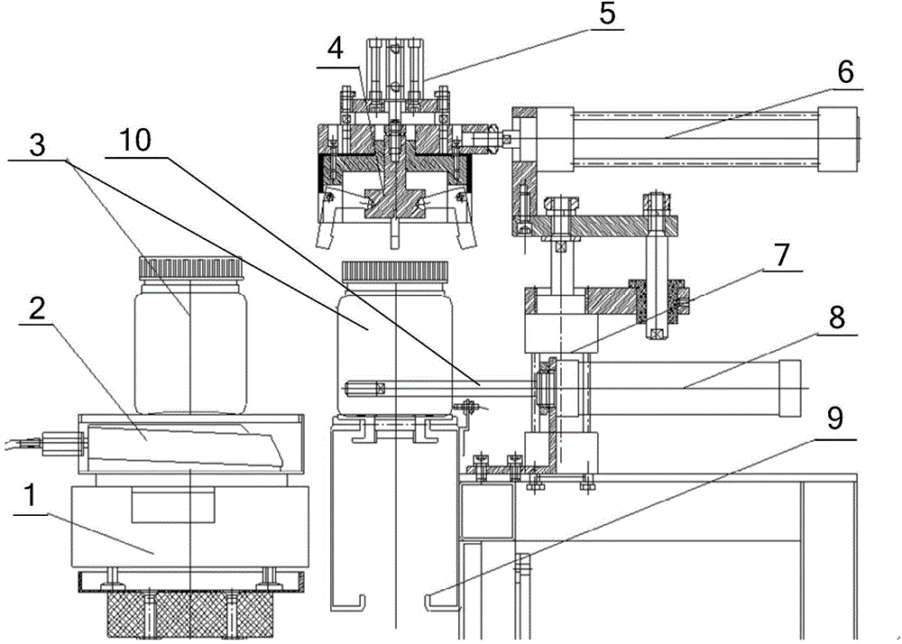 Online weighing and coding device