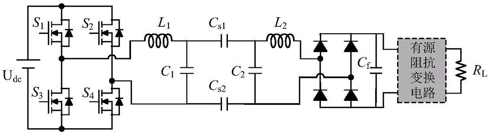 ECPT (Electric-field Coupled Power Transfer) system based on bilateral LC networks and parameter designing method thereof