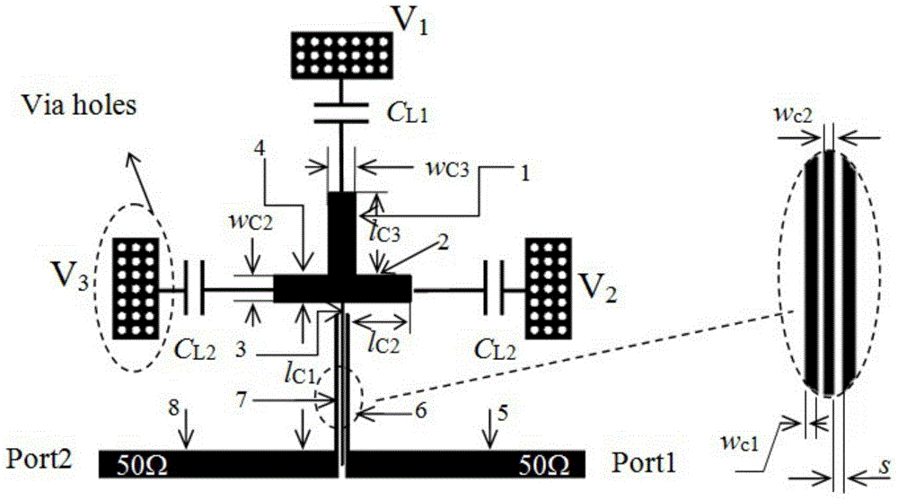 Reconfigurable notch band ultra-wideband bandpass filter based on cross resonator