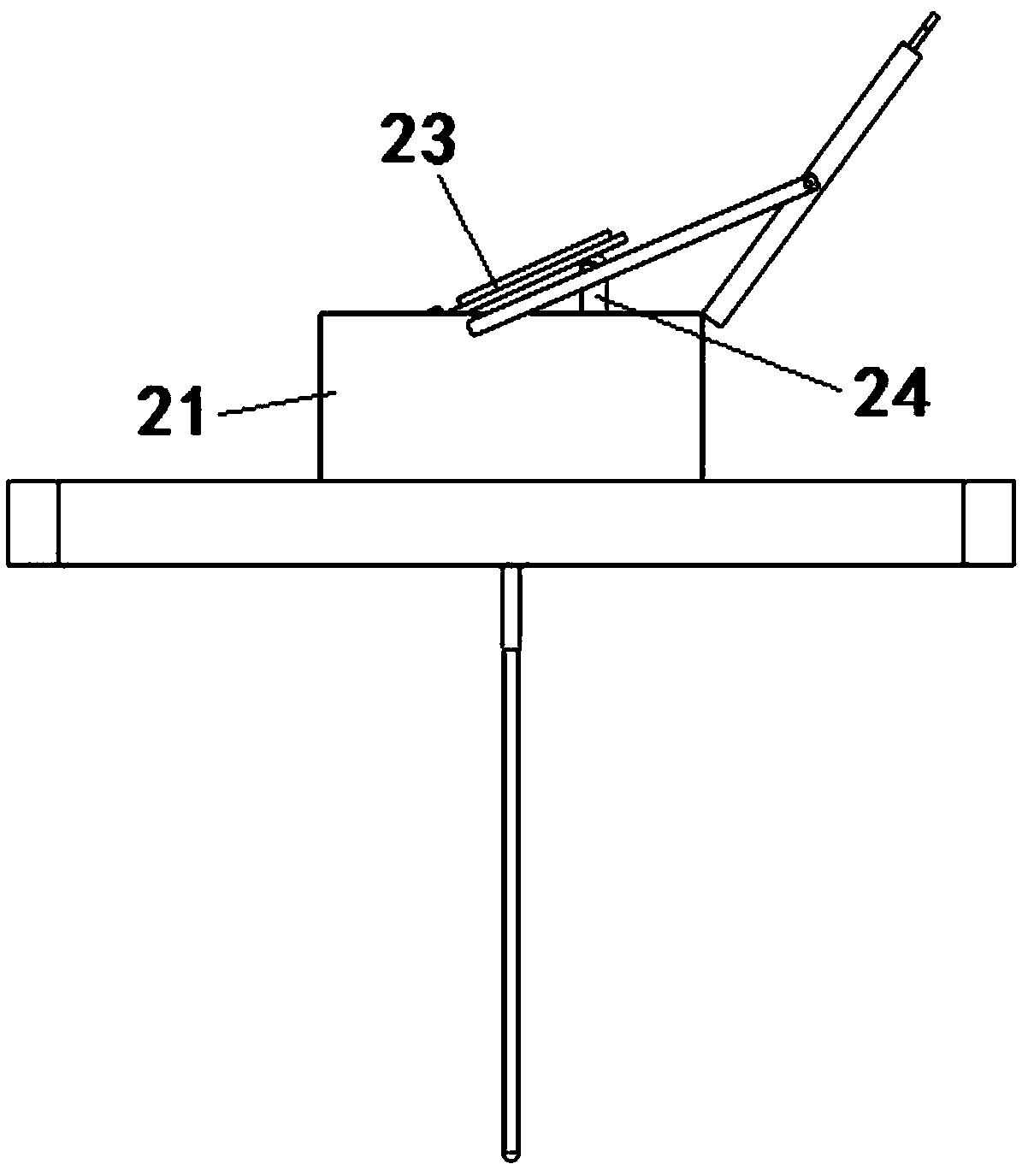 Device and method for rapidly detecting content of heavy metals in soil