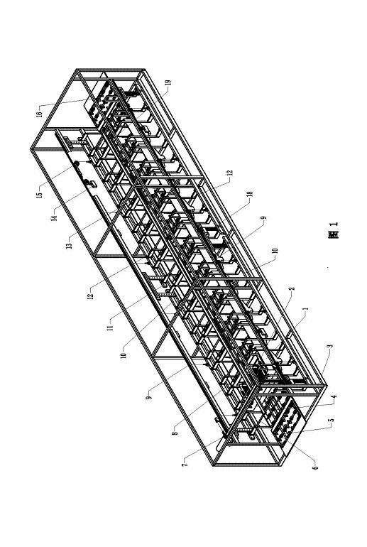 Cleaning machine with supporting and thrusting mechanism