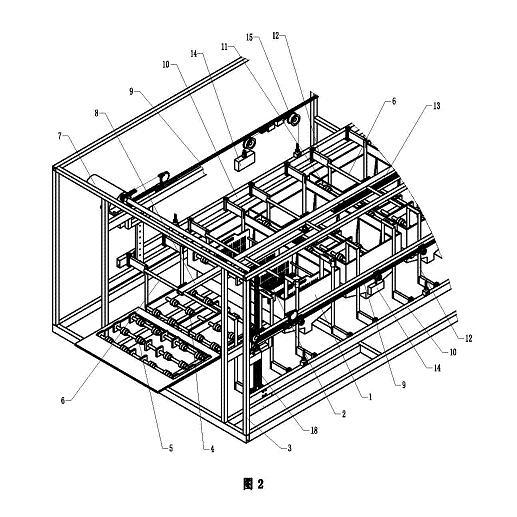 Cleaning machine with supporting and thrusting mechanism