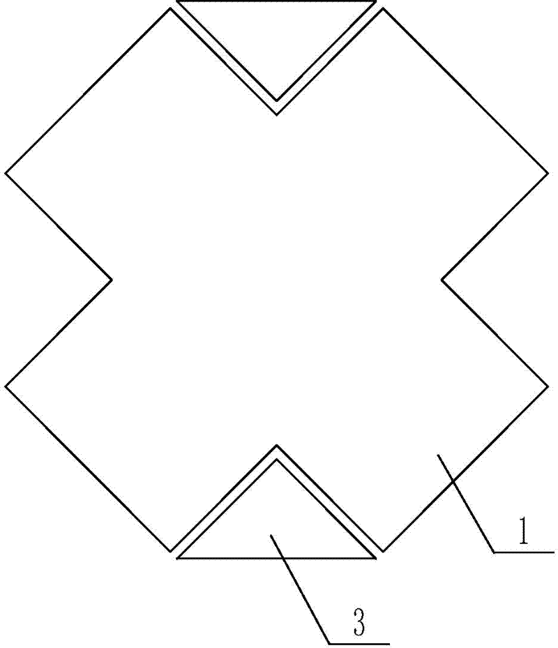 Manufacturing method of cross forging