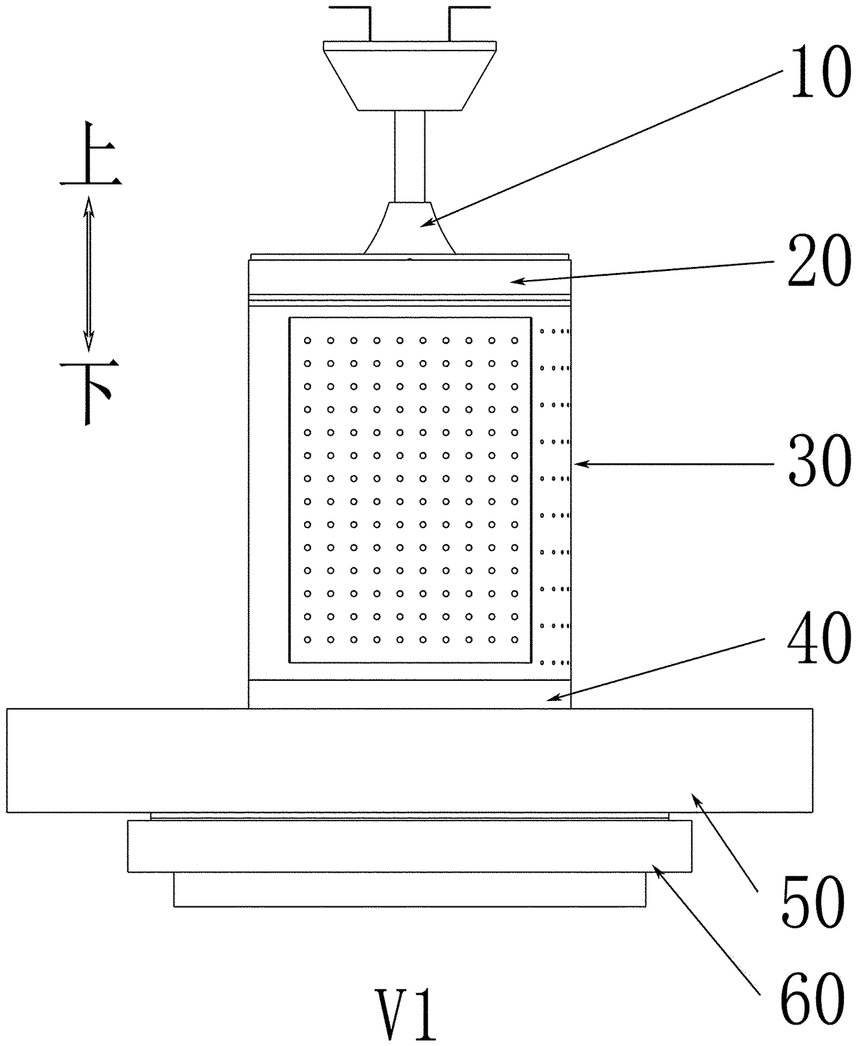 Vaneless fan lamp