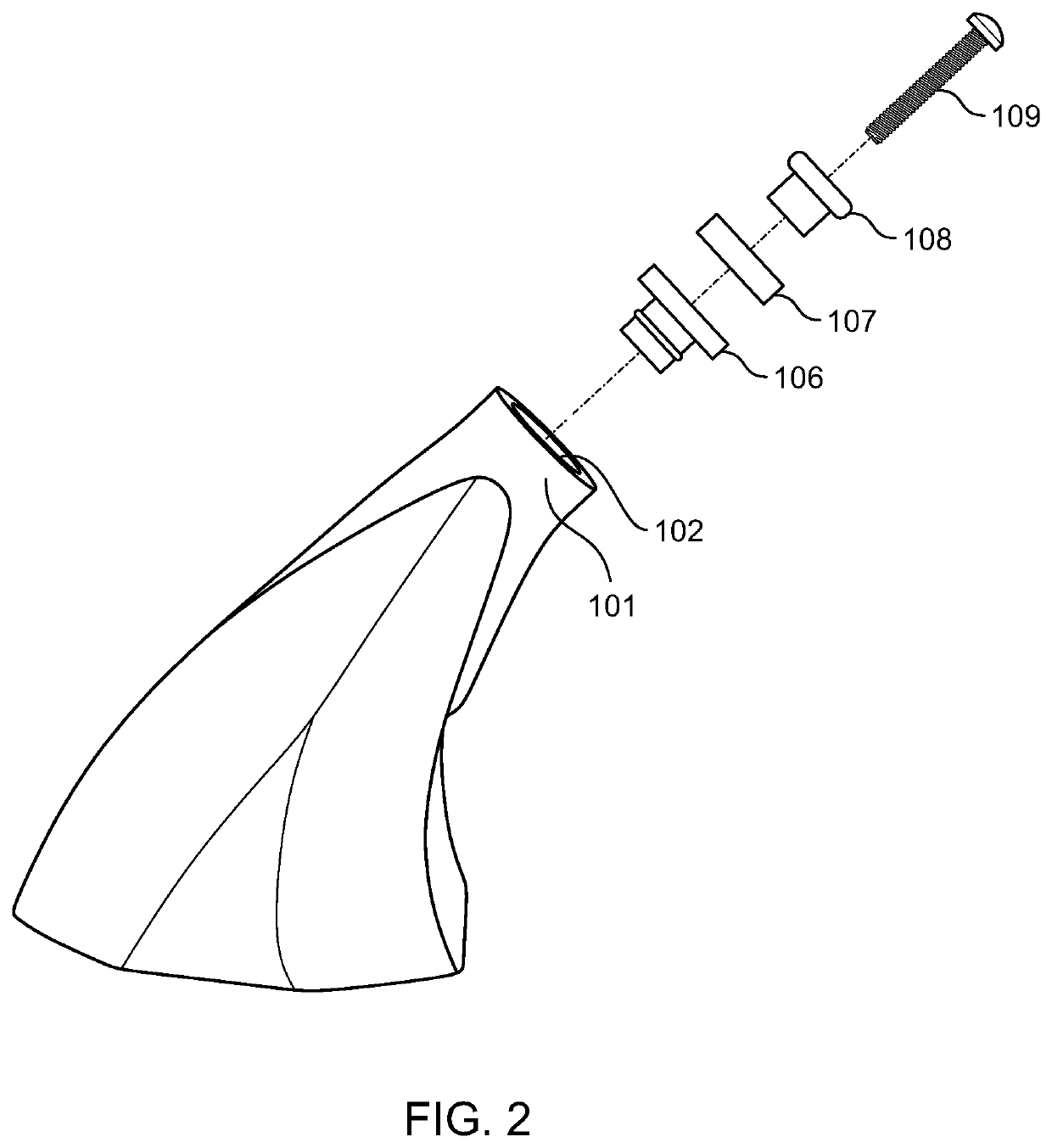 Apparatus for attaching a strap to a guitar or bass guitar