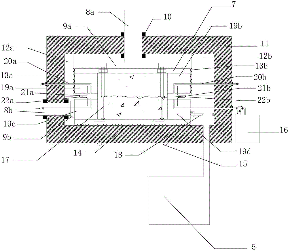 Testing system considering THMC coupling effect in rock joint shearing process