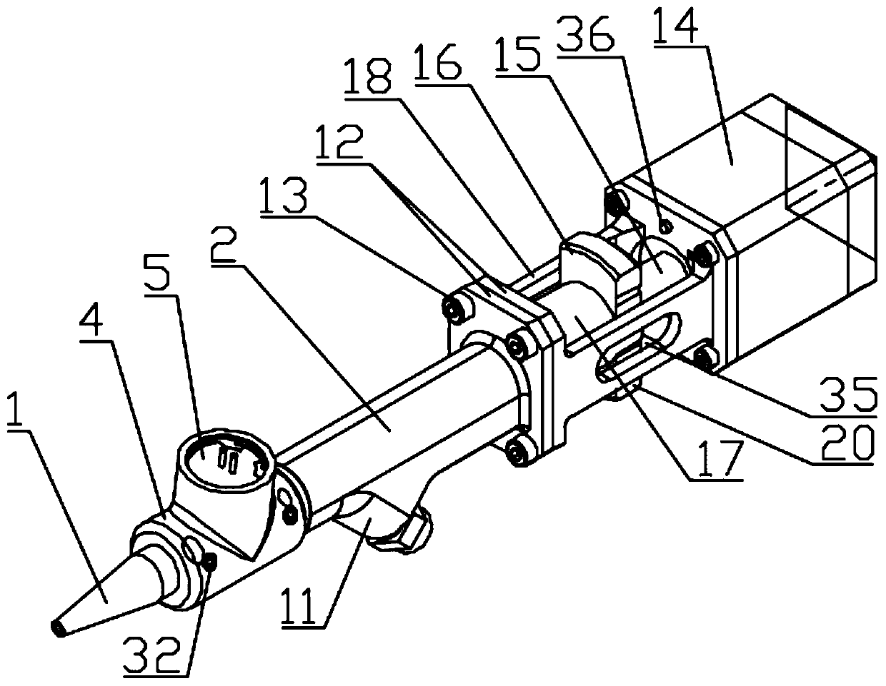 Glue gun stable in pressure and flow