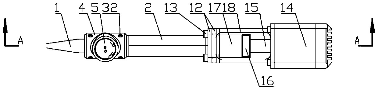 Glue gun stable in pressure and flow