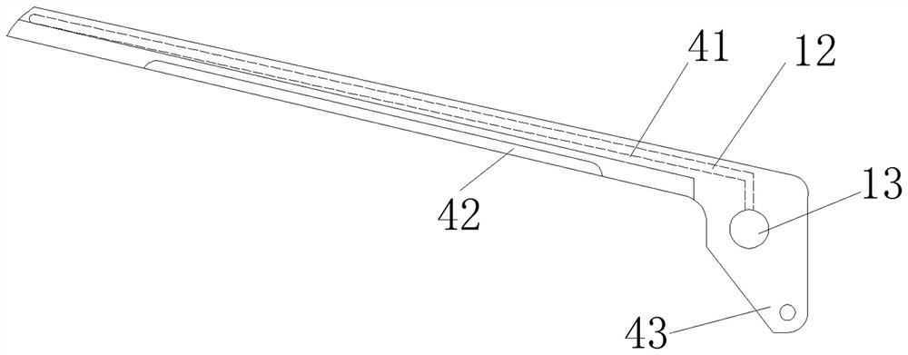 A kind of radiofrequency ablation forceps for renal artery sympathetic denervation