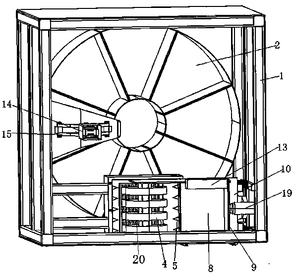 Intelligent recyclable material recycling box based on spectrum recognition