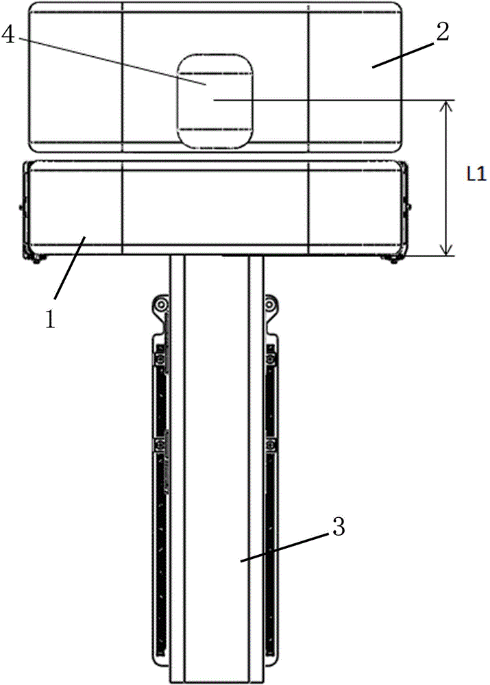 PET-CT (Positron Emission Tomography-Computed Tomography) arrangement system capable of reducing stroke of scanning table and disassembling and assembling method of PET-CT arrangement system