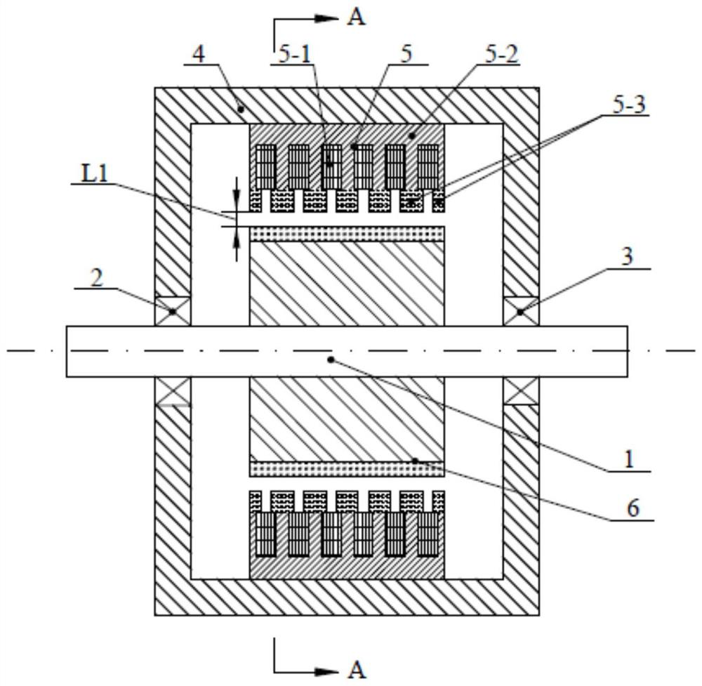 Vernier permanent magnet motor with transversely staggered stator modulation teeth