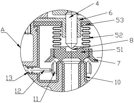 Spring-loaded type fluorine lining safety valve and valve clack assembly thereof as well as processing method of valve clack assembly