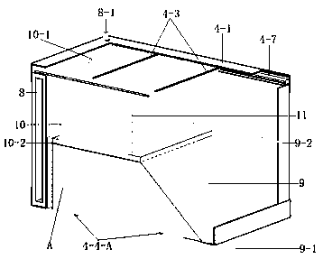 Landslide model test device