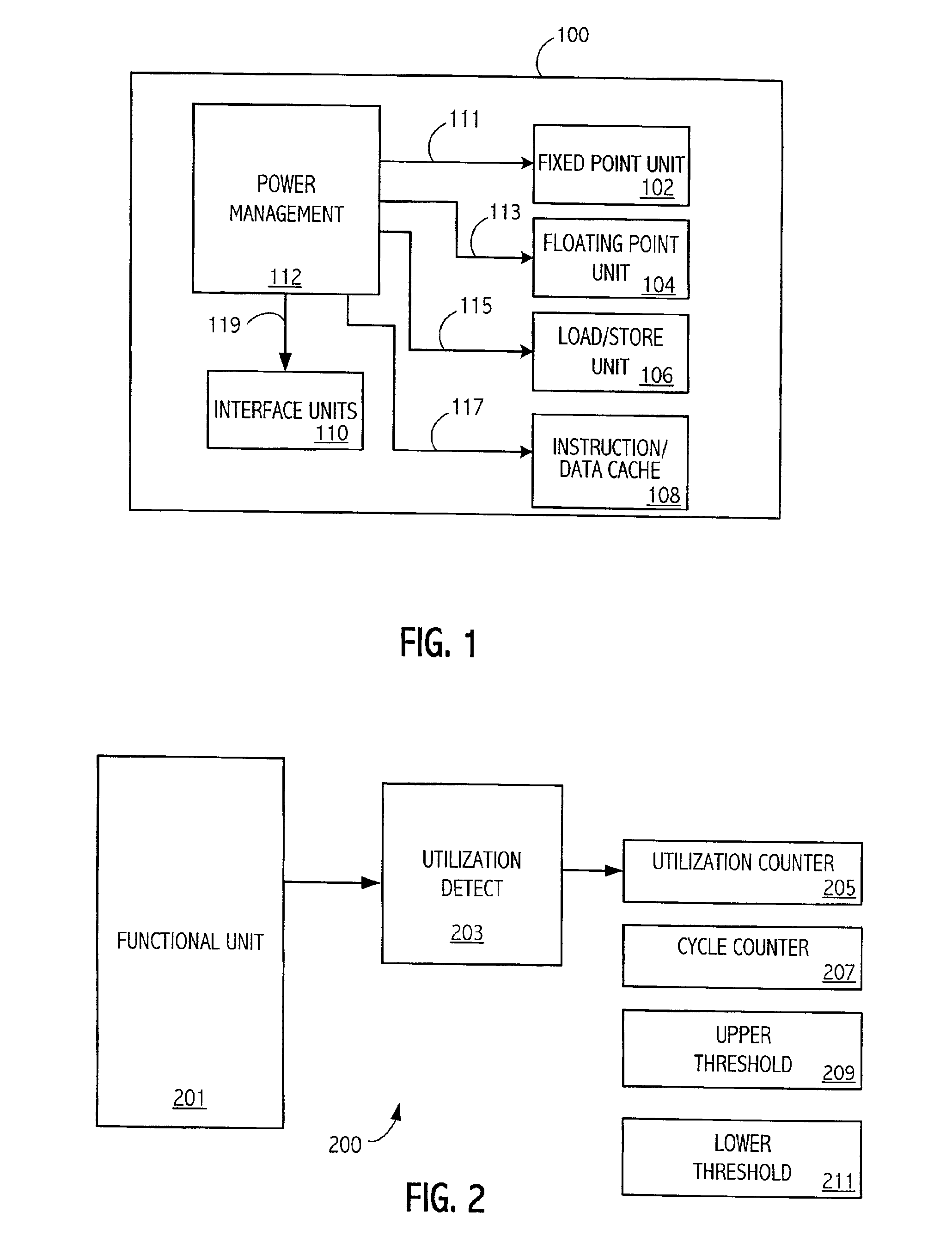 Performance and power optimization via block oriented performance measurement and control