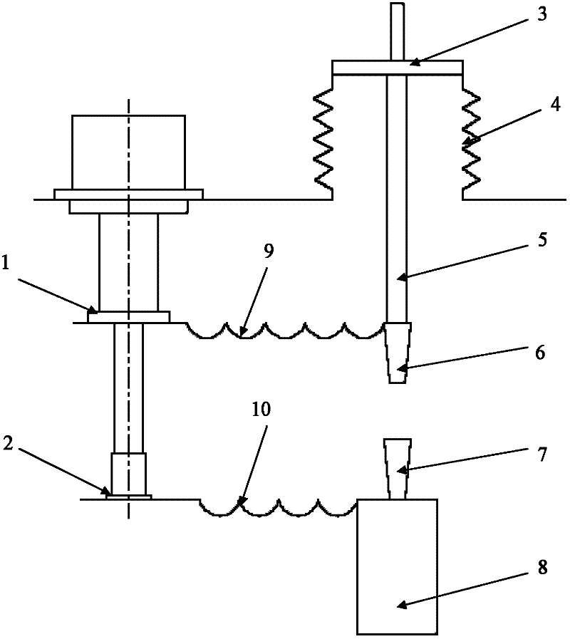 A cryocooler directly cools a superconducting magnet with a mechanical thermal switch