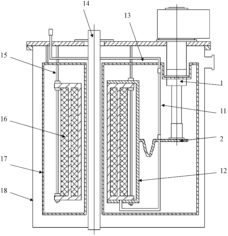 A cryocooler directly cools a superconducting magnet with a mechanical thermal switch