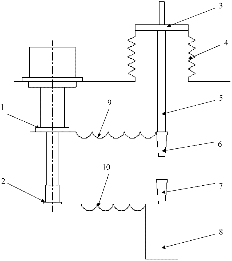 A cryocooler directly cools a superconducting magnet with a mechanical thermal switch