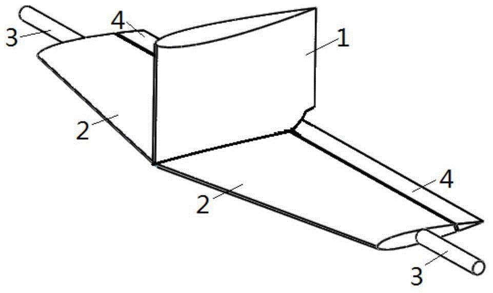 Stabilizing apparatus combined by T-shaped hydrofoil and rotor foils