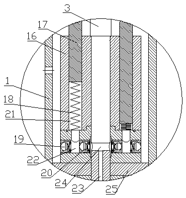 Oil storage tank cleaning device