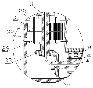 Oil storage tank cleaning device