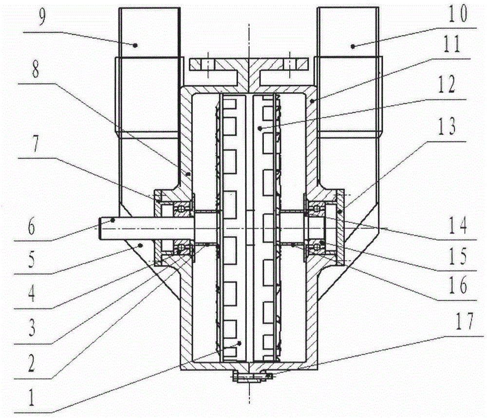 Double-bucket-wheel opposite type high-speed precise corn seeding device