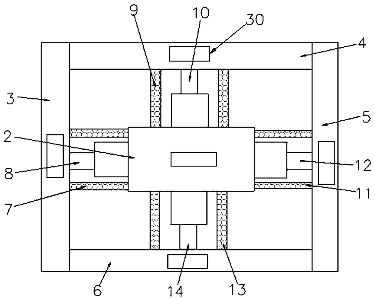 Supporting protective equipment for foundation pit engineering and application method thereof