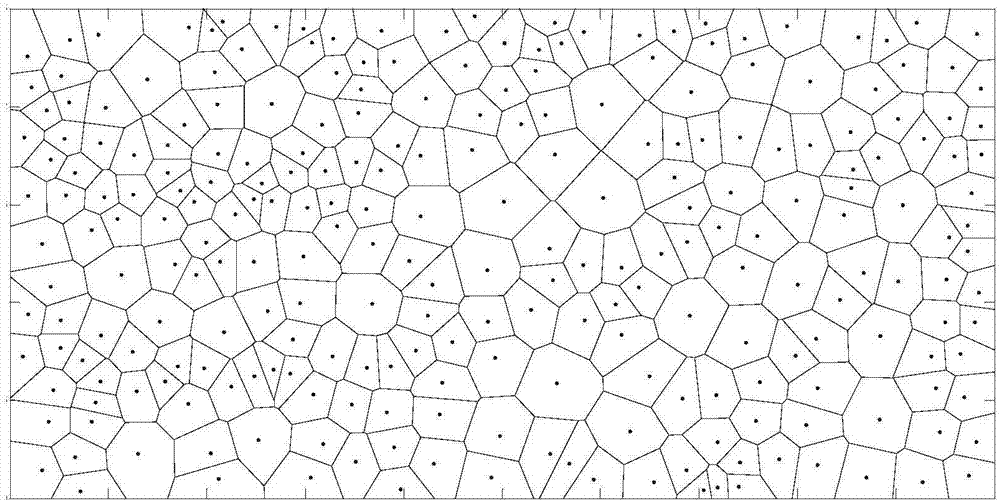 Method for rapidly generating grait and gravel mixed concrete two-dimensional random aggregate model