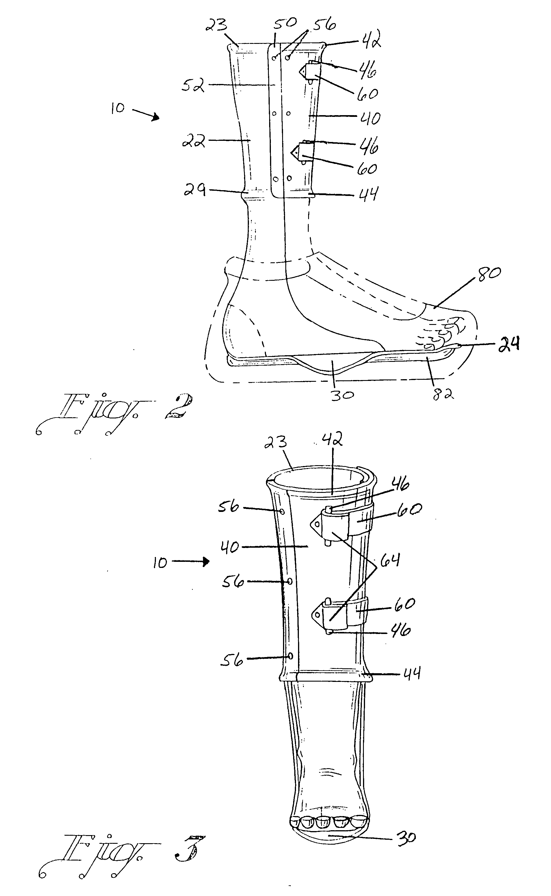 Method and apparatus for the treatment of plantar ulcers and foot deformities