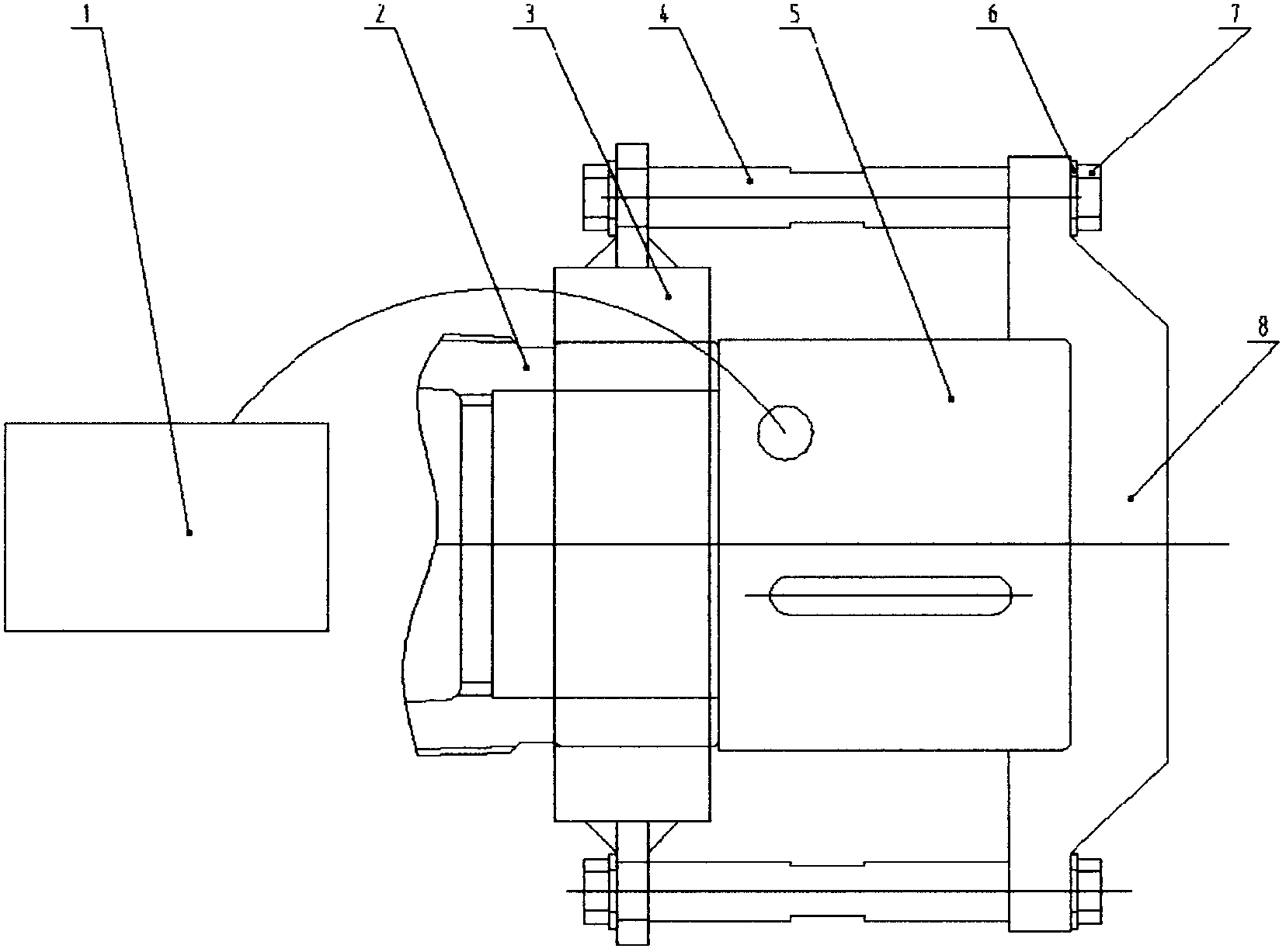 Disassembling tool for hub of bulldozer