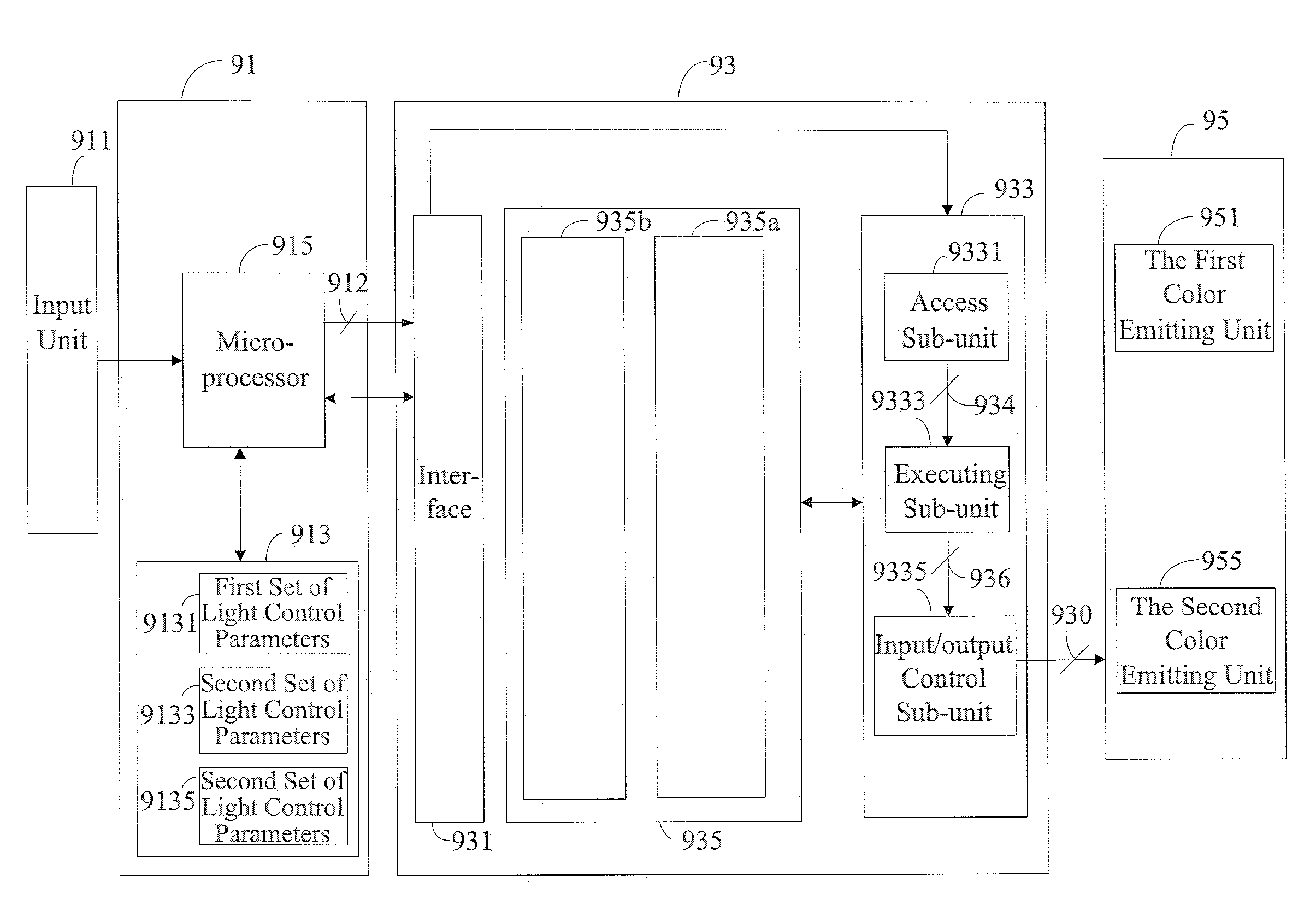 Portable electronic apparatus and method for controlling light thereof