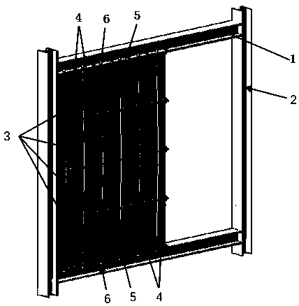 Prefabricated prestressed short-limb box-shaped thin steel plate shear wall structure and construction method