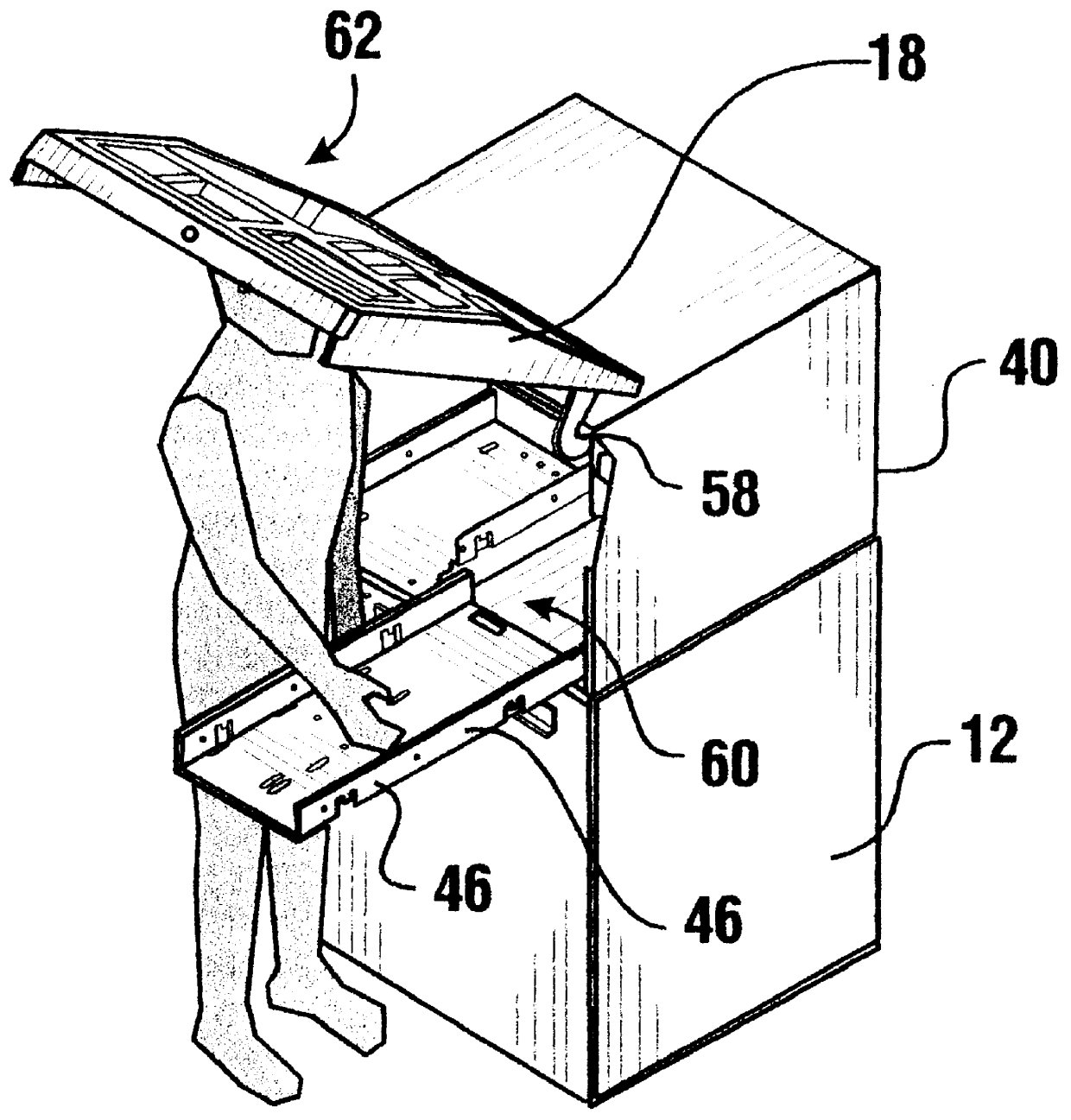 Service method for automated banking machine