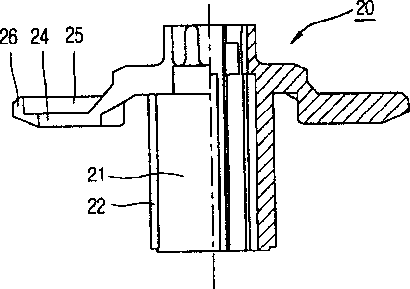 Guide board structure of centrifugal switch for single-phase induction machine