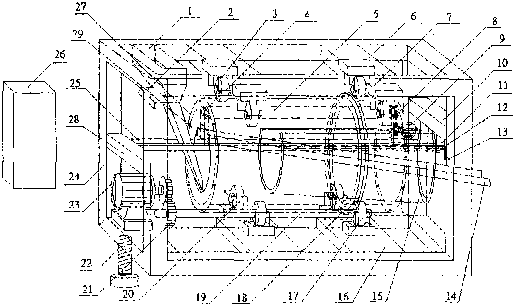 Strong magnetic variation gradient magnetic separator of inner permanent magnetic cylinder