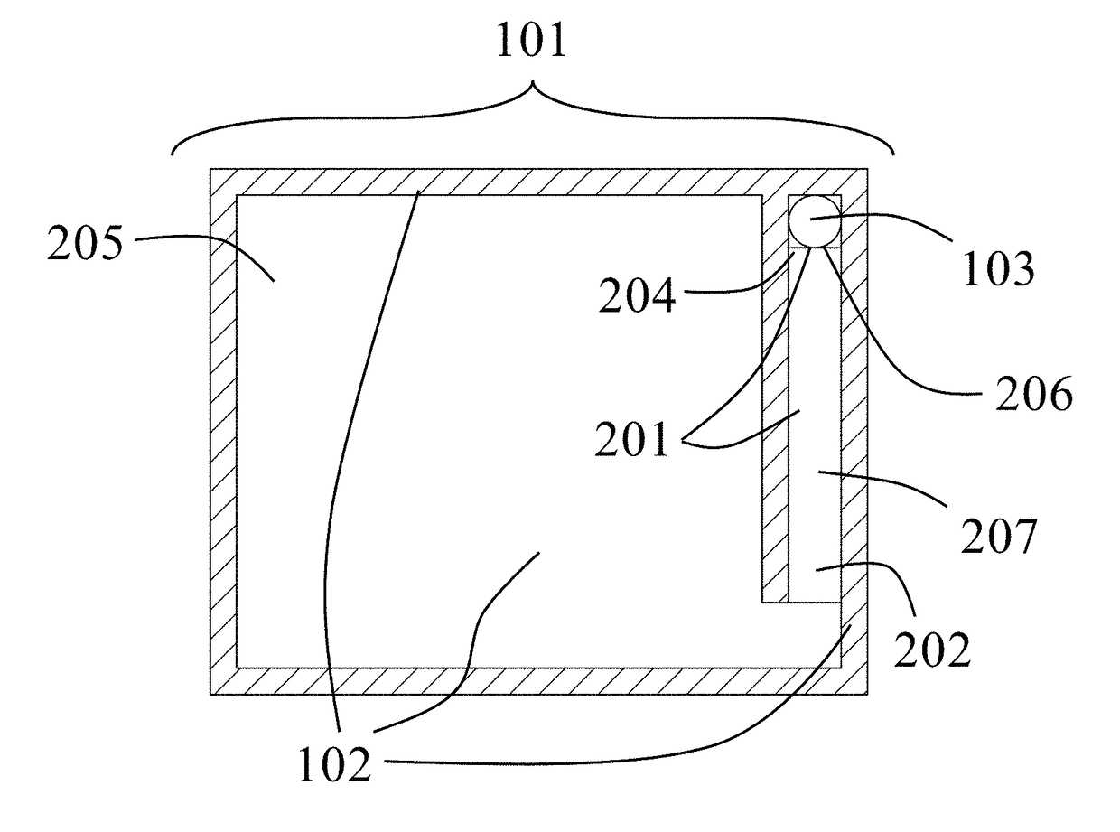 Method of fabricating structures, and structures, with integrated property enhancing fill material