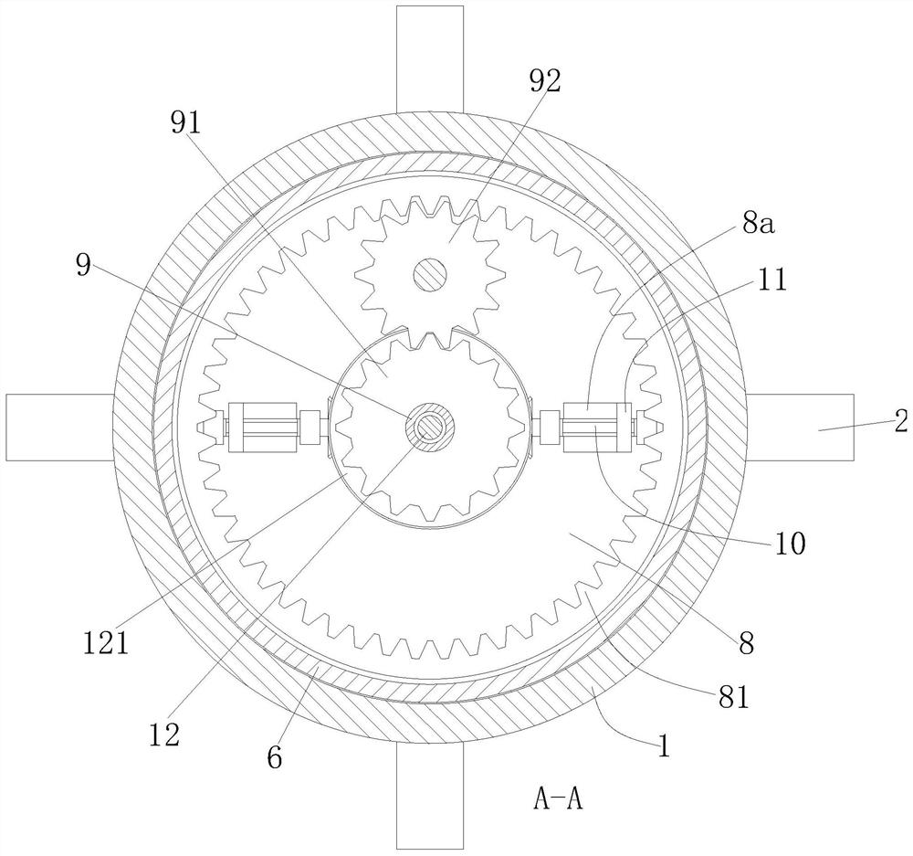 A dismantling tool for replacing the head of a chemical storage tank