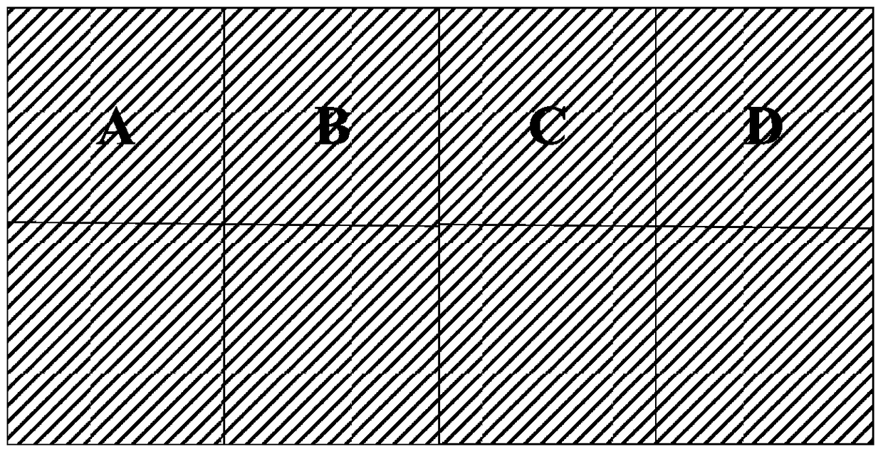 Data reading method for fine motion estimation based on Jiugongge