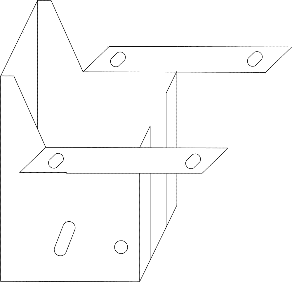 Obstruction block for triple-wave form beam guardrail